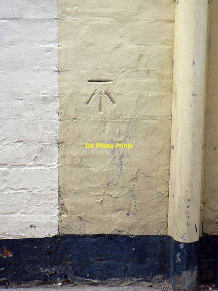Photo 6"x4" Benchmark, College Street, Swindon Swindon\/SU1685 c2011