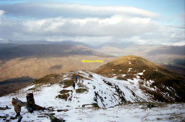 Photo 6"x4" Looking down Twistin Hill Twistin Hill c1988