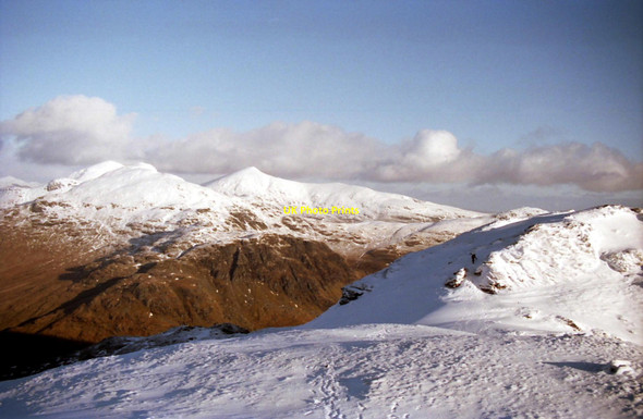 Photo 6"x4" West top of Beinn a' Chroin Lochan a' Chroin\/NN3818 c1988
