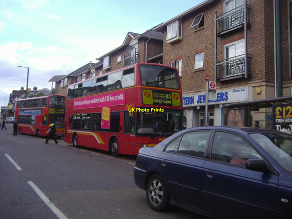 Photo 6"x4" 83 buses on Ealing Road, Wembley Wembley c2008