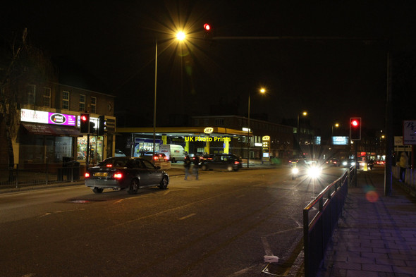 Photo 6"x4" Kenton Road at Night Kenton\/TQ1788 c2011