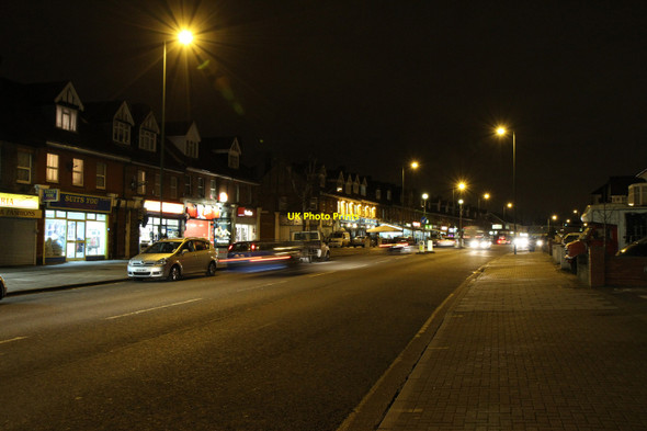Photo 6"x4" Kenton Road at Night Kenton\/TQ1788 c2011 P1