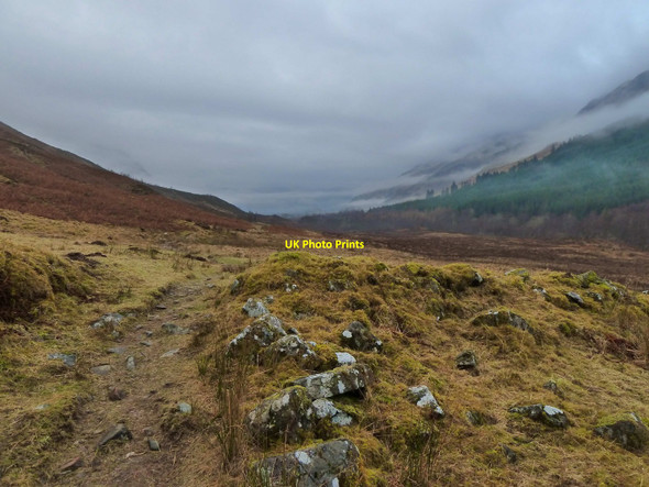 Photo 6"x4" Path from Morvich Carn-gorm c2011