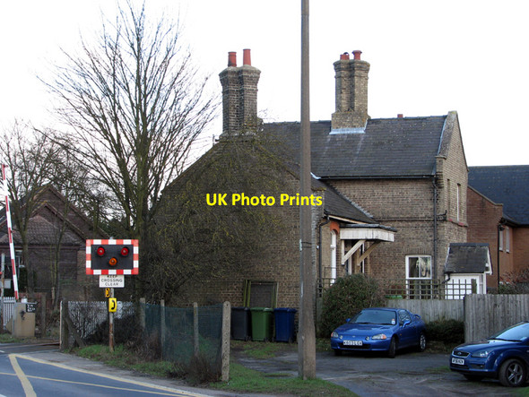 Photo 6"x4" Six Mile Bottom station house Great Wilbraham c2011