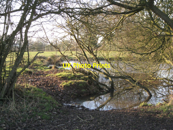 Photo 6"x4" Pond north of Carol Green Benton Green c2011