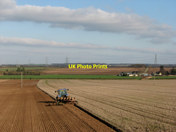 Photo 6"x4" Winter ploughing at Great Wilbraham Hall Farm Great Wilbraham c2011