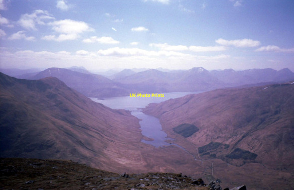 Photo 6"x4" Northern arm of Loch Quoich Bac nan Canaichean c1997