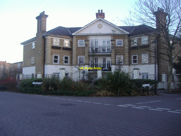 Photo 6"x4" Block of flats, Trinity Church Road, Barnes Barnes c2011