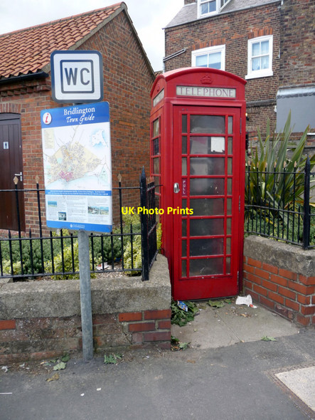 Photo 6"x4" Telephone Box, Bridlington Bridlington c2009