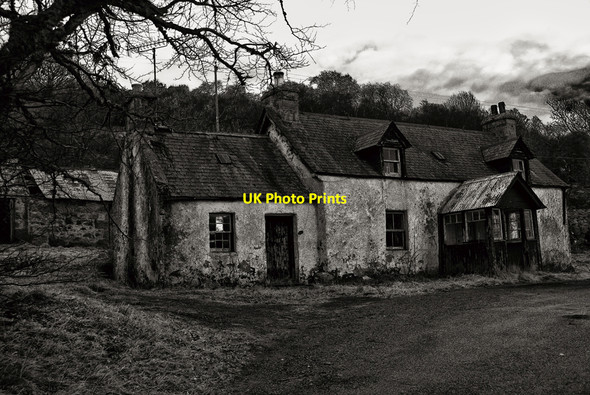 Photo 6"x4" Old Croft near Blairmore Rogart c2011
