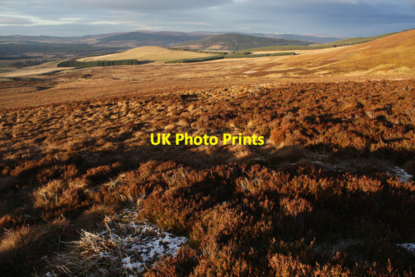 Photo 6"x4" Lower slopes of Carn Tuairneir Carn Tuairneir c2011