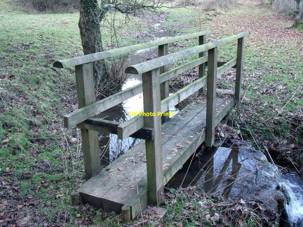 Photo 6"x4" Bridge over Lickshead Brook Farley\/SK0644 c2011