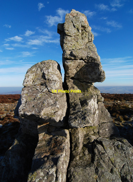 Photo 6"x4" Stiperstones rocks, Shropshire Bo c2011
