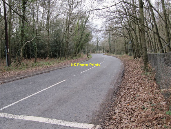 Photo 6"x4" Gapemouth Road Pirbright c2011