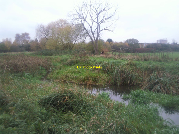 Photo 6"x4" The Longford River at Bedfont Lane Recreation Ground Feltham\/TQ1073 c2010
