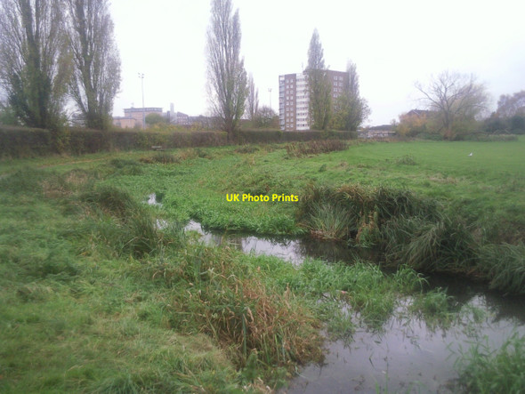 Photo 6"x4" The Longford River near Feltham Feltham\/TQ1073 c2010