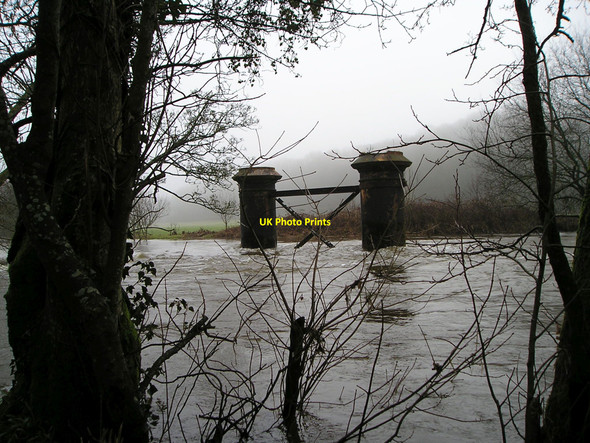 Photo 6"x4" Railway bridge? Bangor Teifi c2011