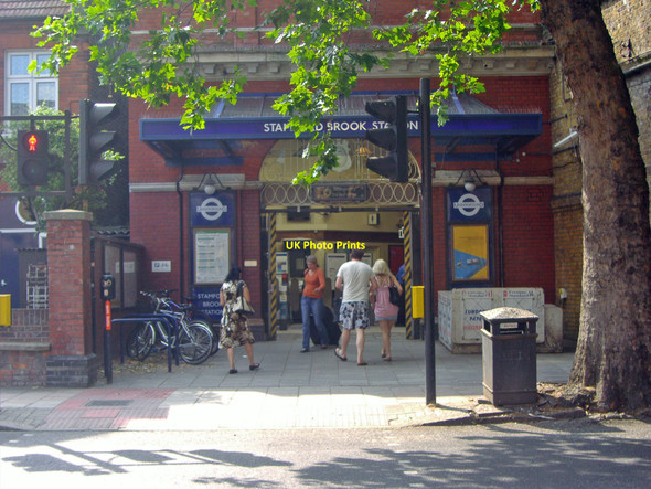 Photo 6"x4" Stamford Brook station entrance Chiswick c2008