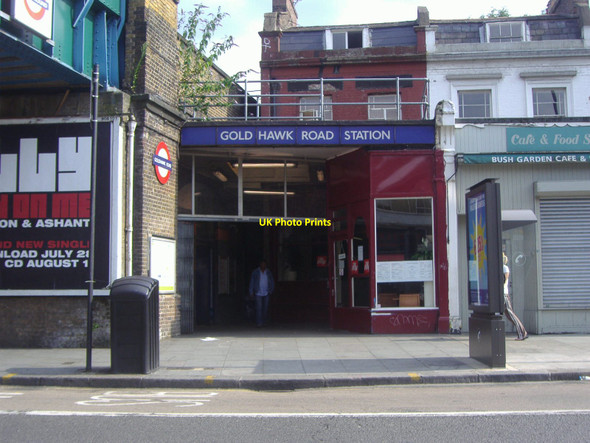 Photo 6"x4" Goldhawk Road Tube station Hammersmith\/TQ2279 c2008