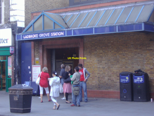 Photo 6"x4" Ladbroke Grove Tube station Kensal Town c2008