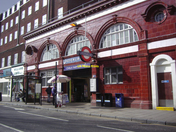 Photo 6"x4" Chalk Farm Tube station Camden Town c2008