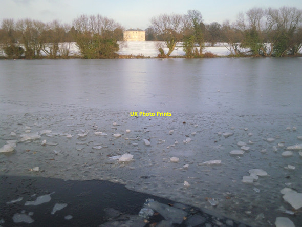 Photo 6"x4" Danson Park Lake and House Bexley c2010