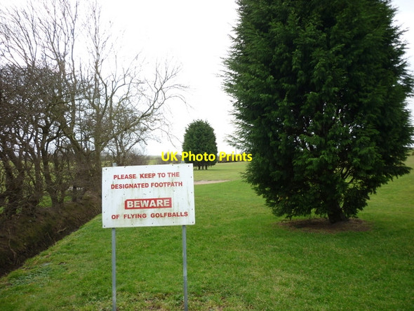 Photo 6"x4" A footpath across Withernsea golf course Withernsea c2011