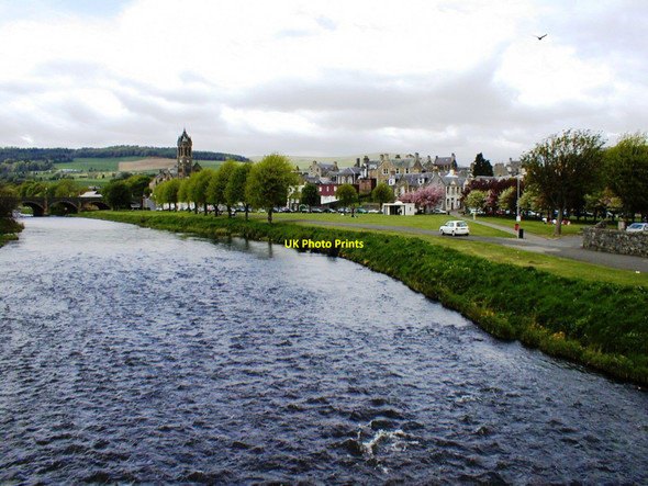 Photo 6"x4" The Tweed at Peebles Peebles\/NT2540 c2003