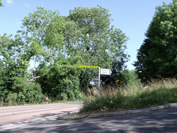 Photo 6"x4" Junction of two minor roads at Saddlescombe north of Brighton Saddlescombe c2010