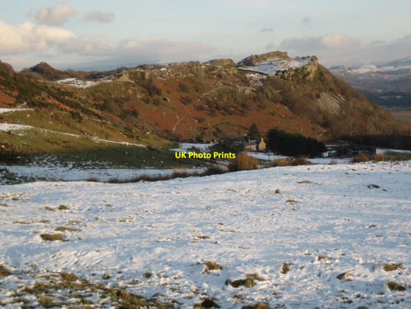 Photo 6"x4" Looking towards Cwm Bach farm Porthmadog c2010