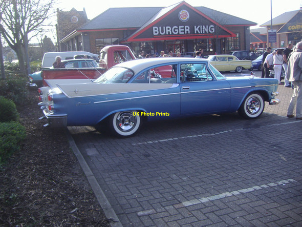 Photo 6"x4" Dodge Coronet outside Burger King, Ladymead Retail Park Guildford c2009