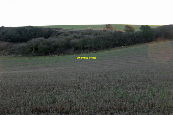 Photo 6"x4" Greenwich Meridian climbing Bullock down Telscombe c2011