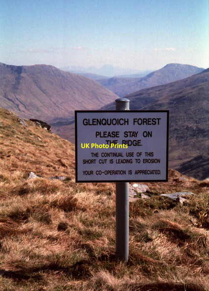 Photo 6"x4" Futile notice Sg\u00f9rr Beag\/NG9910 c1997