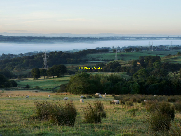 Photo 6"x4" Dawn over Lochwinnoch gap Lochwinnoch c2009