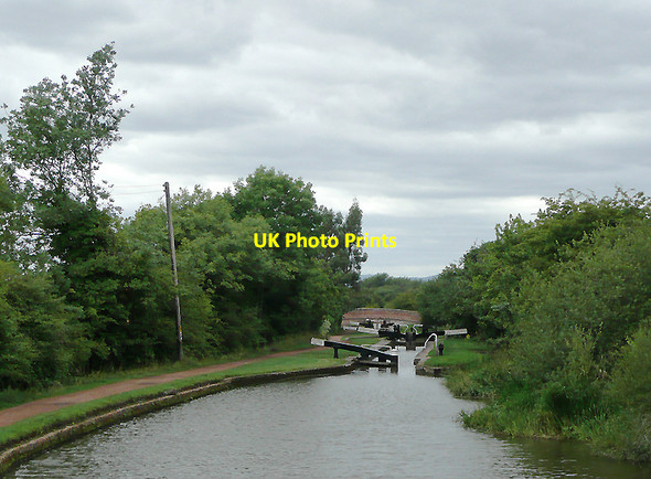 Photo 6"x4" Worcester and Birmingham Canal at Tardebigge Locks Upper Gambolds c2010