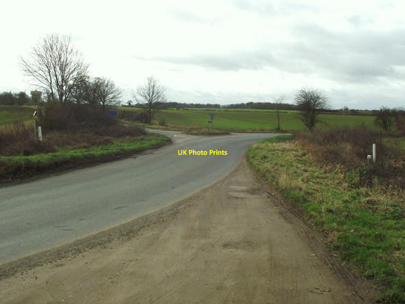 Photo 6"x4" Road Junction Langham\/TL9769 c2011