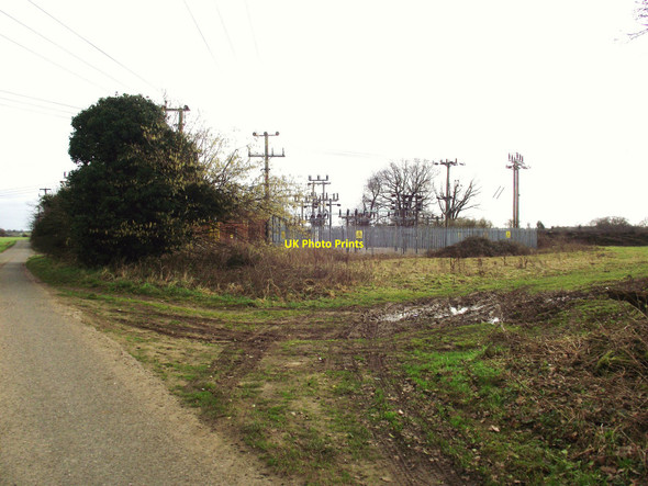 Photo 6"x4" Electricity Substation Bardwell c2011