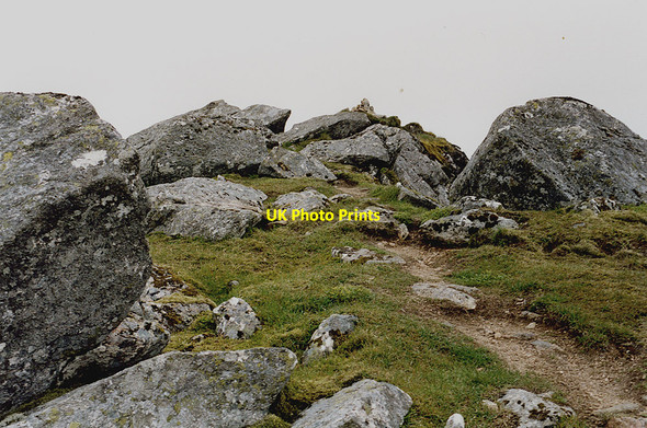 Photo 6"x4" The summit of A' Mhaighdean Gorm Loch M\u00f2r\/NH0074 c1999