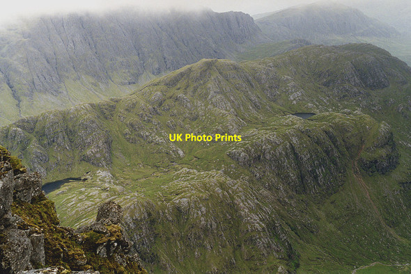 Photo 6"x4" Beinn Tharsuinn Chaol, from A' Mhaighdean Gorm Loch Beag\/NG9874 c1999
