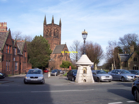 Photo 6"x4" The water fountain in West Derby Village Liverpool c2011