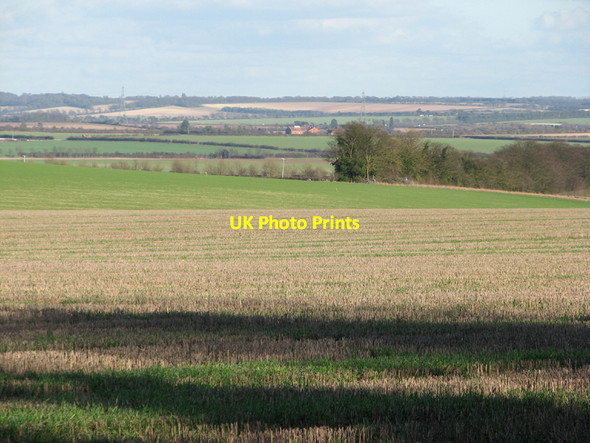 Photo 6"x4" February view from the Gogs Fulbourn c2011