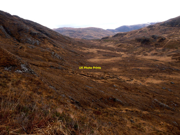 Photo 6"x4" Pass leading to Glen Gour Inversanda c2011