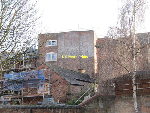 Photo 6"x4" Ghost sign on the building Worcester c2011