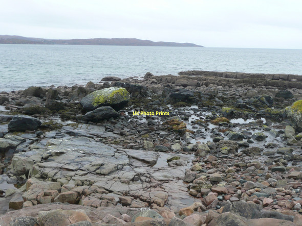 Photo 6"x4" Looking across Loch Gairloch Auchtercairn c2011