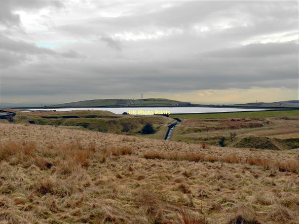 Photo 6"x4" Cheesden - View to Ashworth Moor Reservoir Nangreaves c2011