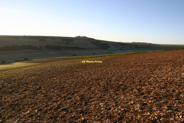 Photo 6"x4" Greenwich Meridian crossing Fore Hill Telscombe c2011