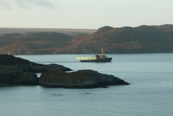 Photo 6"x4" Boat leaving Charleston Charlestown\/NG8075 c2011