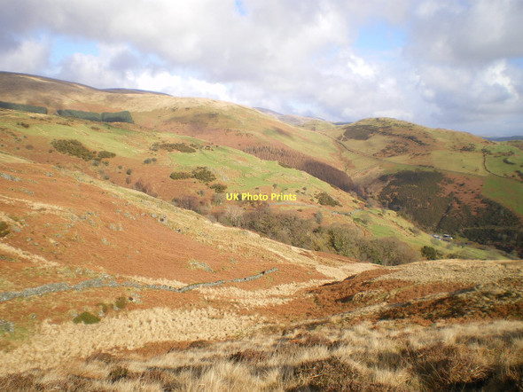 Photo 6"x4" Across the lower reaches of Cwm  Ffernol Cwrt\/SH6800 c2011