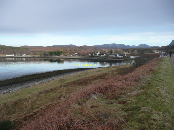 Photo 6"x4" Looking across the mouth of the River Ewe Londubh c2011
