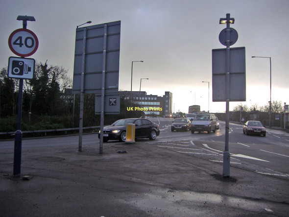 Photo 6"x4" Hanger Lane gyratory, west side Ealing c2009